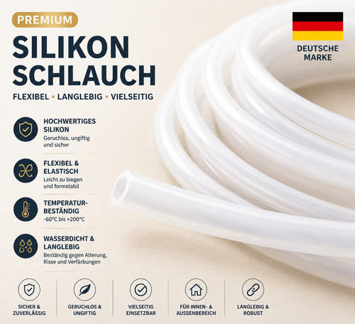 Silikonschlauch 2mm 3mm - , 4mm