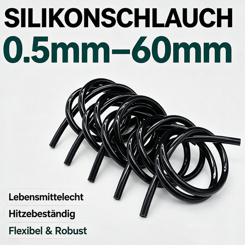 Silikonschlauch schwarz - silikonschlauch,