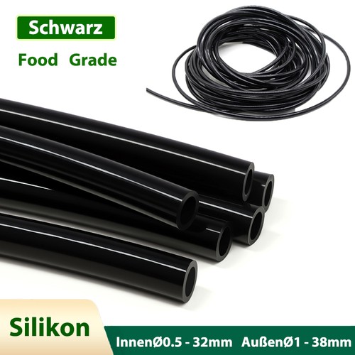 Schwarz silikonschlauch - schwarz,