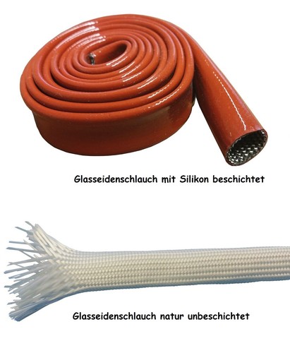 Glasseidenschlauch natur