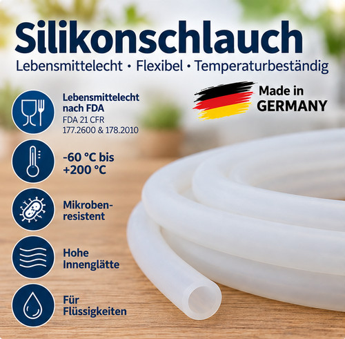 Silikonschlauch 2x4 4x7 - , 8x12