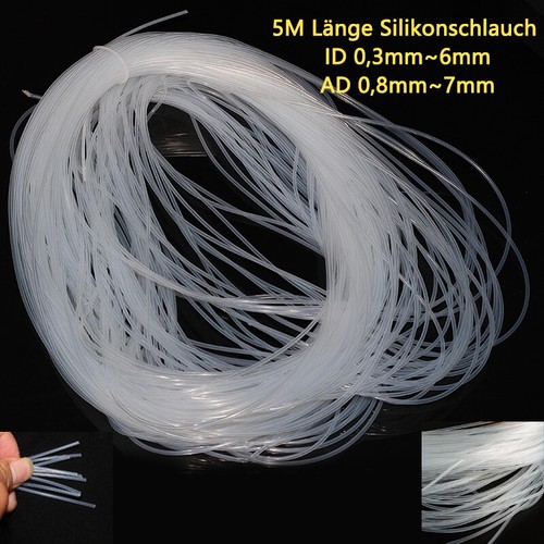 Transparenter silikonschlauch - transparenter,